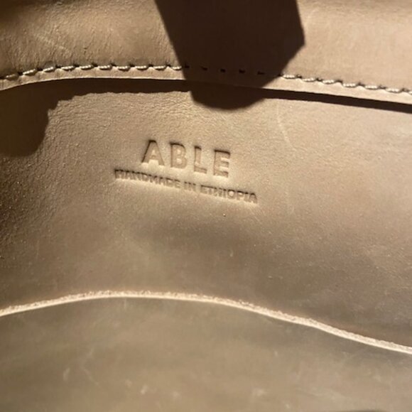 Able Ella Tan Leather Backpack - Magnolia - Picture 5 of 6